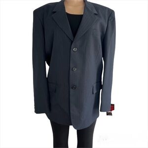 Genova Navy Blue and Stripes Size 40